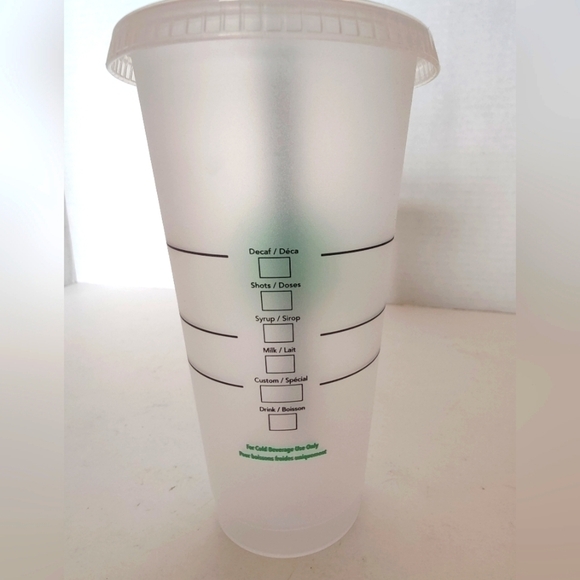 Starbucks Cold Drink To-Go Cup w/Lid & Straw, 24 oz. New, unused - Picture 3 of 7